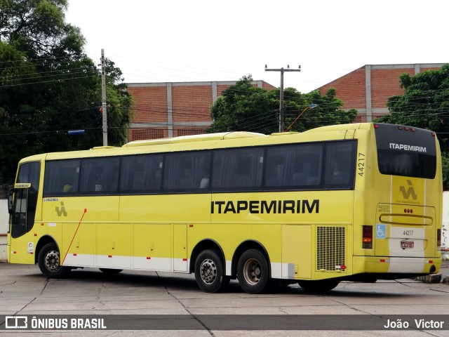 Viação Itapemirim 44217 na cidade de Teresina, Piauí, Brasil, por João Victor. ID da foto: 6685418.