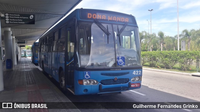 Biguaçu Transportes Coletivos Administração e Participação 422 na cidade de Florianópolis, Santa Catarina, Brasil, por Guilherme Fernandes Grinko. Número da foto: #6686554.