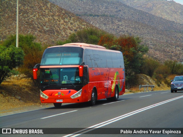 Pullman Bus 377A na cidade de Rinconada, Los Andes, Valparaíso, Chile, por Pablo Andres Yavar Espinoza. ID da foto: 6684468.