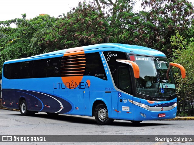 Litorânea Transportes Coletivos 5985 na cidade de São Paulo, São Paulo, Brasil, por Rodrigo Coimbra. Número da foto: #6688161.