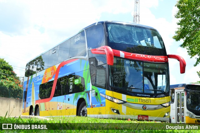 Viação Sampaio 11881 na cidade de Mogi das Cruzes, São Paulo, Brasil, por Douglas Alvim. Número da foto: #6687331.