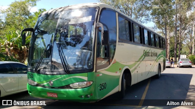 Viação Oeste de Minas 350 na cidade de Luz, Minas Gerais, Brasil, por Ailton Alves. ID da foto: 6689125.