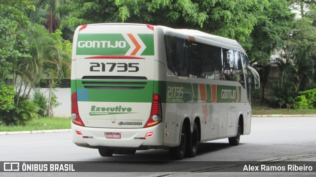 Empresa Gontijo de Transportes 21735 na cidade de Taubaté, São Paulo, Brasil, por Alex Ramos Ribeiro. Número da foto: #6689047.