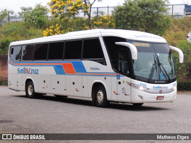 VUSC - Viação União Santa Cruz 2600 na cidade de Santa Maria, Rio Grande do Sul, Brasil, por Matheus Etges. ID da foto: 6688684.