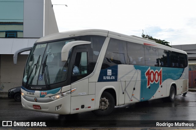 Auto Viação 1001 RJ 108.676 na cidade de Rio de Janeiro, Rio de Janeiro, Brasil, por Rodrigo Matheus. ID da foto: 6689550.