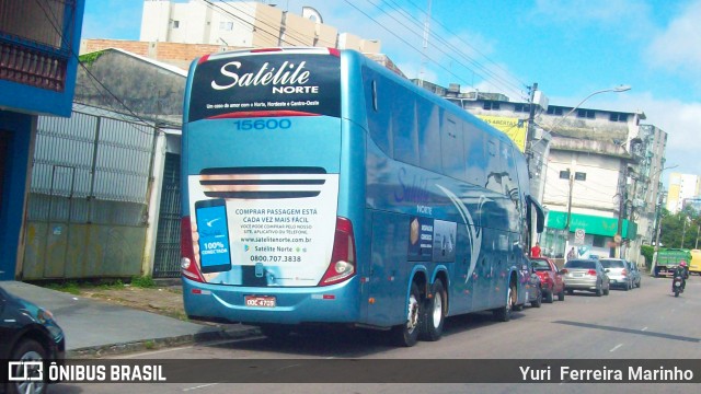 Expresso Satélite Norte 15600 na cidade de Belém, Pará, Brasil, por Yuri Ferreira Marinho. ID da foto: 6687051.