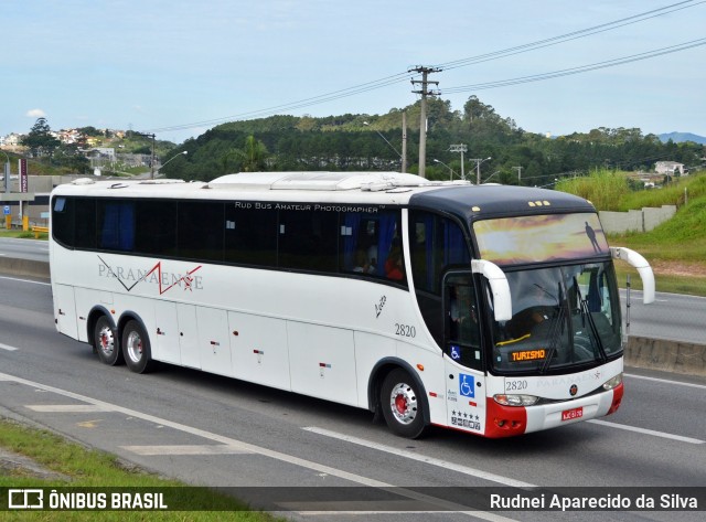 Paranaense Turismo 2820 na cidade de Arujá, São Paulo, Brasil, por Rudnei Aparecido da Silva. Número da foto: #6686951.