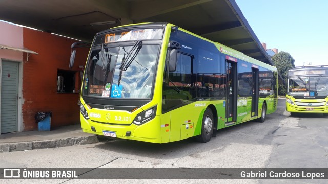 Santo Antônio Transportes Niterói 2.2.101 na cidade de Niterói, Rio de Janeiro, Brasil, por Gabriel Cardoso Lopes. ID da foto: 6690850.