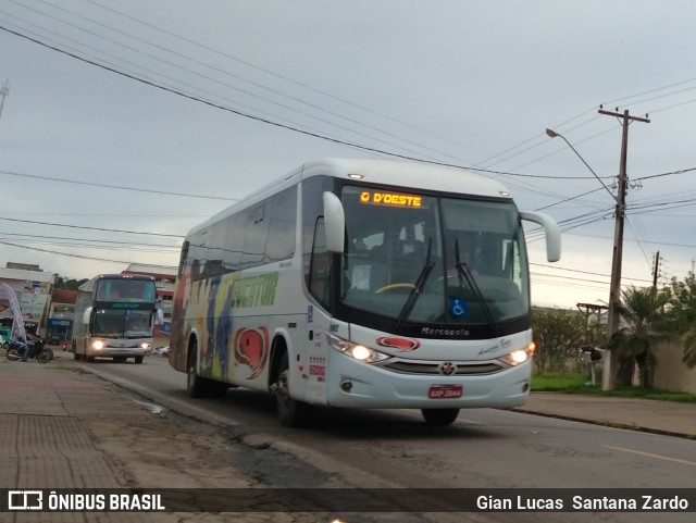 Eucatur - Empresa União Cascavel de Transportes e Turismo 4902 na cidade de Ji-Paraná, Rondônia, Brasil, por Gian Lucas  Santana Zardo. ID da foto: 6689904.