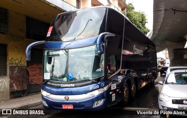 Viação Cometa 17320 na cidade de Belo Horizonte, Minas Gerais, Brasil, por Vicente de Paulo Alves. Número da foto: #6690257.
