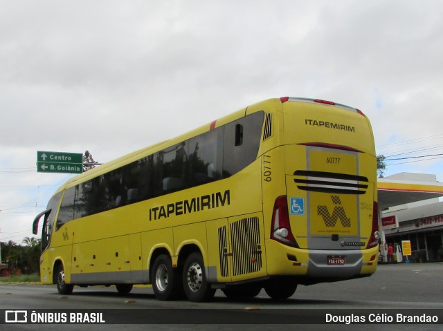 Viação Itapemirim 60777 na cidade de Belo Horizonte, Minas Gerais, Brasil, por Douglas Célio Brandao. ID da foto: 6690587.