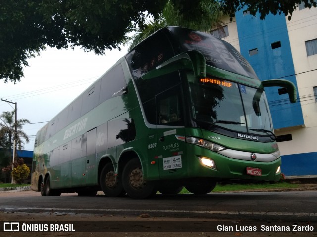 Eucatur - Empresa União Cascavel de Transportes e Turismo 5307 na cidade de Ji-Paraná, Rondônia, Brasil, por Gian Lucas  Santana Zardo. Número da foto: #6689912.