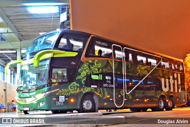 UTIL - União Transporte Interestadual de Luxo 11911 na cidade de Mogi das Cruzes, São Paulo, Brasil, por Douglas Alvim. Número da foto: #6691756.