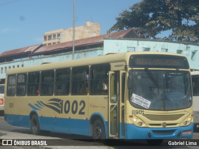 Expresso 1002 8801 na cidade de Recife, Pernambuco, Brasil, por Gabriel Lima. ID da foto: 6618239.