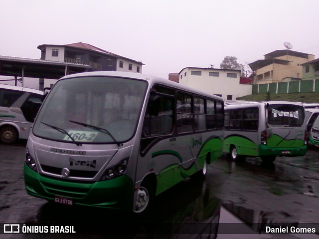 Turin Transportes 3380 na cidade de Ouro Preto, Minas Gerais, Brasil, por Daniel Gomes. ID da foto: 6618549.