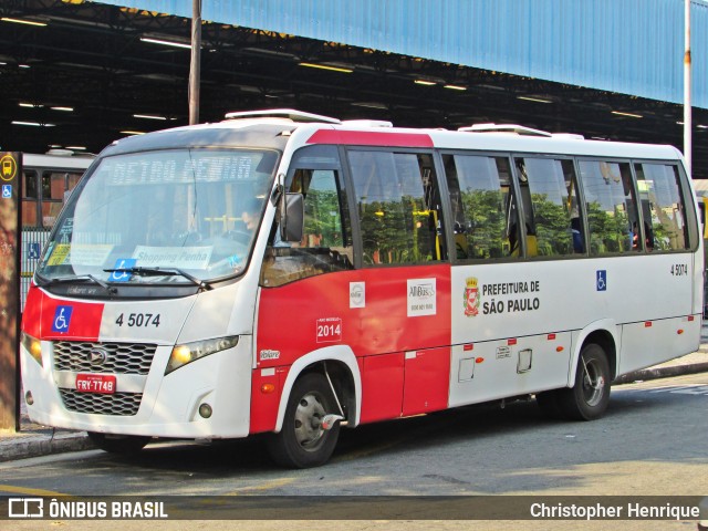 Allibus Transportes 4 5074 na cidade de São Paulo, São Paulo, Brasil, por Christopher Henrique. Número da foto: #6620296.