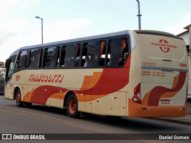 Transcotta Turismo 15010 na cidade de Mariana, Minas Gerais, Brasil, por Daniel Gomes. ID da foto: 6618330.