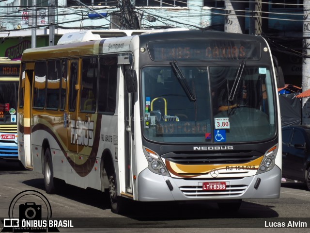 Transportes Fabio's RJ 154.076 na cidade de Duque de Caxias, Rio de Janeiro, Brasil, por Lucas Alvim. ID da foto: 6618403.