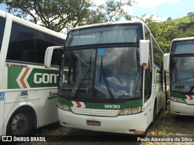 Empresa Gontijo de Transportes 11930 na cidade de Belo Horizonte, Minas Gerais, Brasil, por Paulo Alexandre da Silva. ID da foto: 6619362.