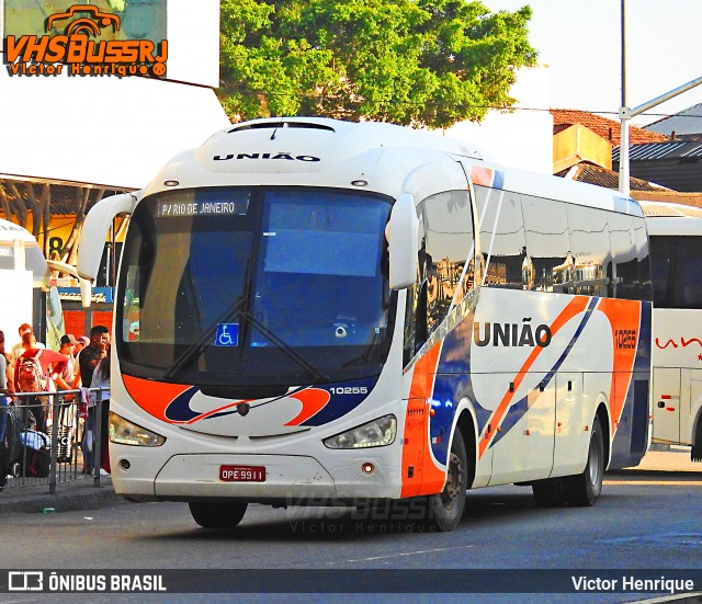 Expresso União 10255 na cidade de Rio de Janeiro, Rio de Janeiro, Brasil, por Victor Henrique. ID da foto: 6619746.