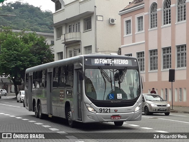 BluMob - Concessionária de Transporte Urbano de Blumenau 9121 na cidade de Blumenau, Santa Catarina, Brasil, por Zé Ricardo Reis. ID da foto: 6618956.