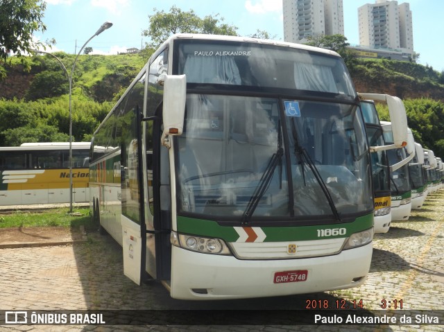 Empresa Gontijo de Transportes 11860 na cidade de Belo Horizonte, Minas Gerais, Brasil, por Paulo Alexandre da Silva. ID da foto: 6619330.