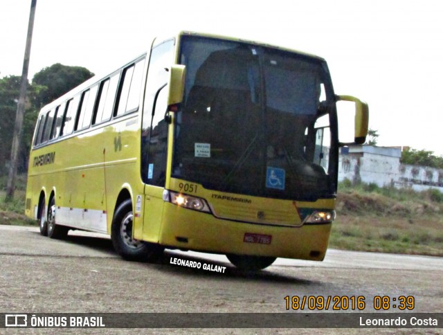 Viação Itapemirim 9051 na cidade de São Luís, Maranhão, Brasil, por Leonardo Costa. ID da foto: 6617163.