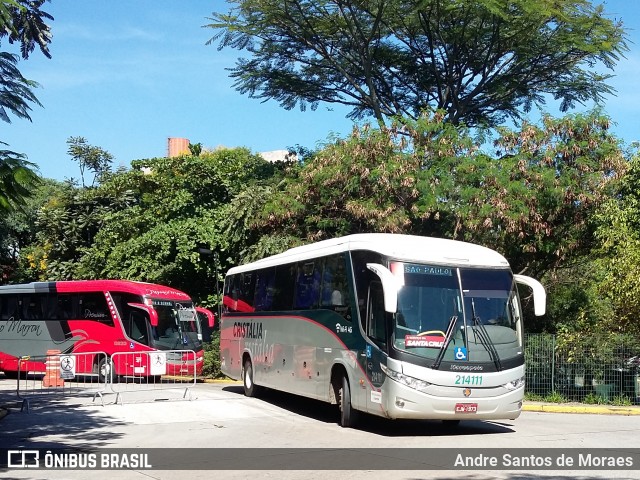 Expresso Cristália 214111 na cidade de São Paulo, São Paulo, Brasil, por Andre Santos de Moraes. Número da foto: #6692332.