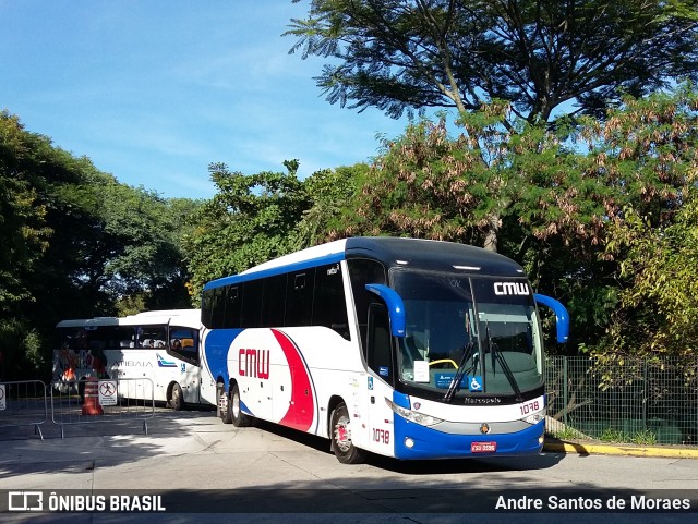 CMW Transportes 1078 na cidade de São Paulo, São Paulo, Brasil, por Andre Santos de Moraes. ID da foto: 6692203.