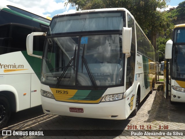 Empresa Gontijo de Transportes 11535 na cidade de Belo Horizonte, Minas Gerais, Brasil, por Paulo Alexandre da Silva. Número da foto: #6623206.