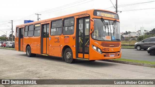 Auto Viação Redentor HI012 na cidade de Curitiba, Paraná, Brasil, por Lucas Weber Calizario. ID da foto: 6621382.