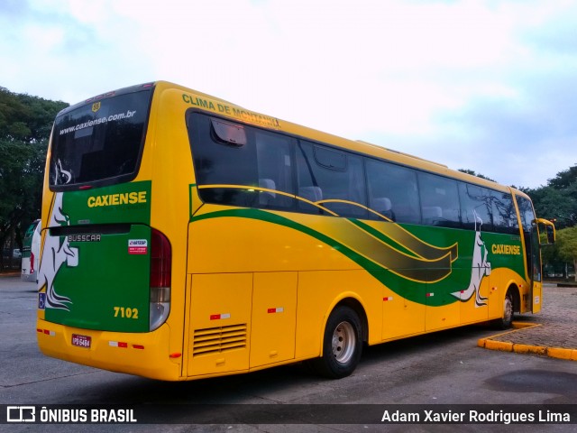 Expresso Caxiense 7102 na cidade de São Paulo, São Paulo, Brasil, por Adam Xavier Rodrigues Lima. Número da foto: #6622139.