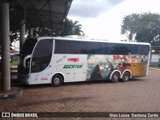 Eucatur - Empresa União Cascavel de Transportes e Turismo 3908 na cidade de Porto Velho, Rondônia, Brasil, por Gian Lucas  Santana Zardo. ID da foto: 6621107.