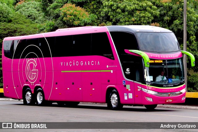 Viação Garcia 7189 na cidade de Londrina, Paraná, Brasil, por Andrey Gustavo. ID da foto: 6624263.