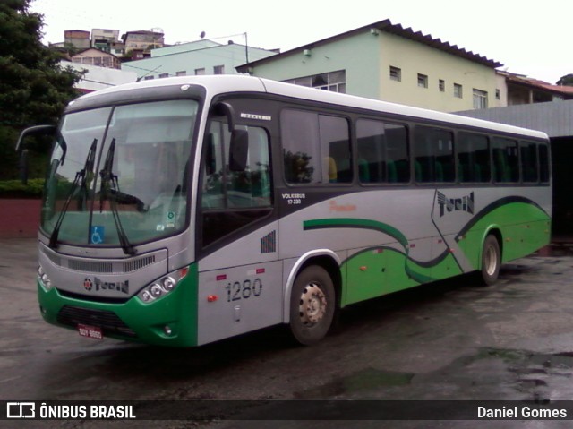 Turin Transportes 1280 na cidade de Ouro Preto, Minas Gerais, Brasil, por Daniel Gomes. ID da foto: 6626236.