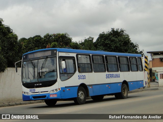 Serrana Transportes e Turismo 5020 na cidade de Vitória da Conquista, Bahia, Brasil, por Rafael Fernandes de Avellar. Número da foto: #6626850.