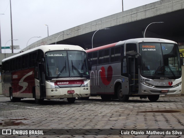 Viação Serro 1360 na cidade de Belo Horizonte, Minas Gerais, Brasil, por Luiz Otavio Matheus da Silva. ID da foto: 6624985.