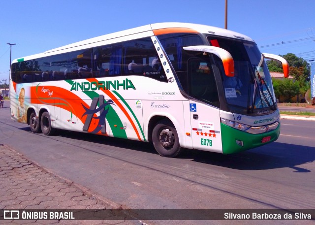 Empresa de Transportes Andorinha 6078 na cidade de Cuiabá, Mato Grosso, Brasil, por Silvano Barboza da Silva. Número da foto: #6624016.