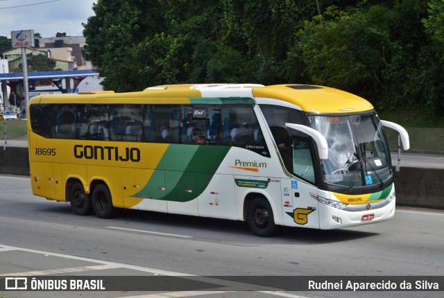 Empresa Gontijo de Transportes 18695 na cidade de Arujá, São Paulo, Brasil, por Rudnei Aparecido da Silva. Número da foto: #6625484.