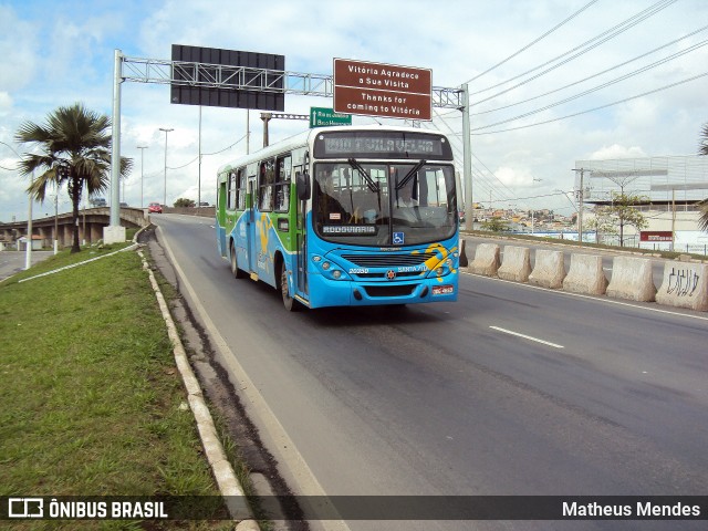 Santa Zita Transportes Coletivos 20350 na cidade de Vitória, Espírito Santo, Brasil, por Matheus Mendes. Número da foto: #6625149.