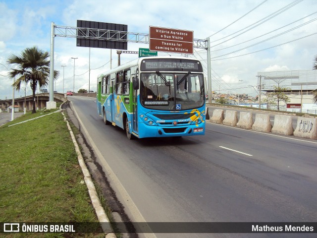 Santa Zita Transportes Coletivos 20350 na cidade de Vitória, Espírito Santo, Brasil, por Matheus Mendes. ID da foto: 6625149.