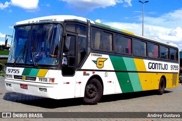 Empresa Gontijo de Transportes 9755 na cidade de Perdões, Minas Gerais, Brasil, por Andrey Gustavo. ID da foto: 6624311.