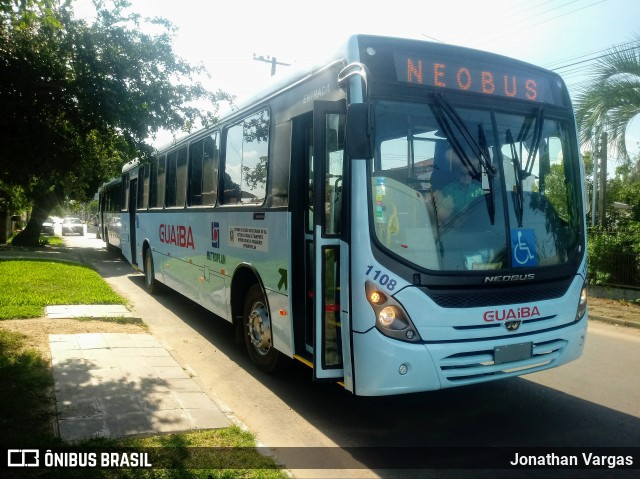 Expresso Rio Guaíba 1108 na cidade de Guaíba, Rio Grande do Sul, Brasil, por Jonathan Vargas. Número da foto: #6624627.