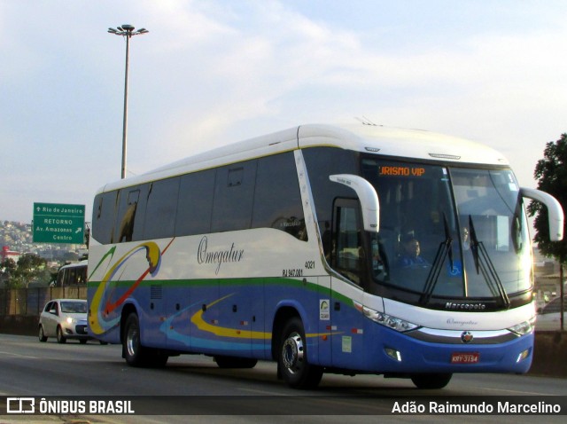 Omegatur 4021 na cidade de Belo Horizonte, Minas Gerais, Brasil, por Adão Raimundo Marcelino. ID da foto: 6626008.