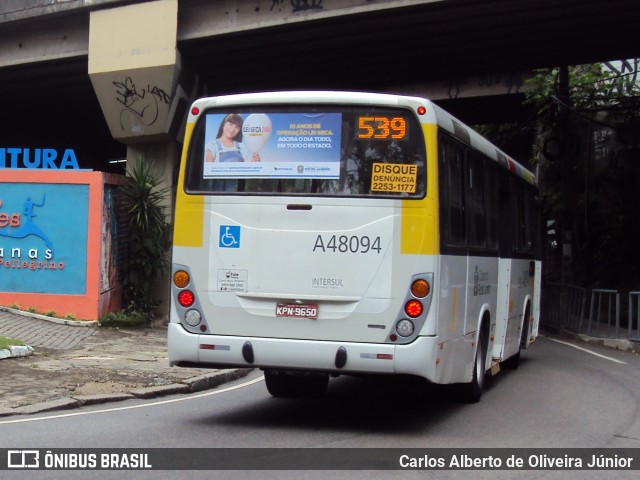 Auto Viação Alpha A48094 na cidade de Rio de Janeiro, Rio de Janeiro, Brasil, por Carlos Alberto de Oliveira Júnior. Número da foto: #6625669.
