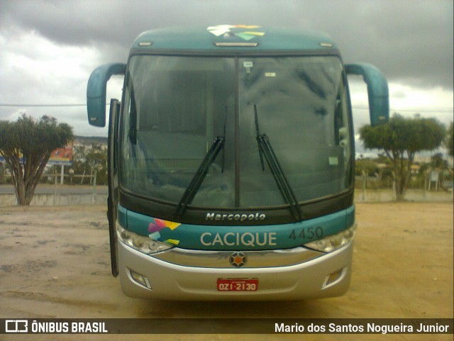 Cacique Transportes 4450 na cidade de Jaguaquara, Bahia, Brasil, por Mario dos Santos Nogueira Junior. Número da foto: #6623906.