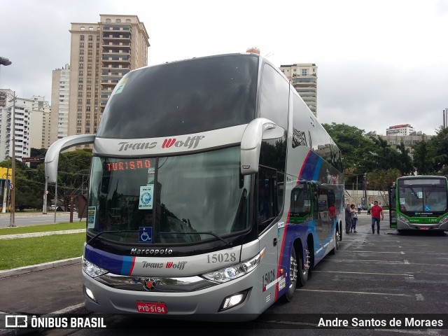 Trans Wolff Transportes e Turismo 15028 na cidade de São Paulo, São Paulo, Brasil, por Andre Santos de Moraes. ID da foto: 6623767.