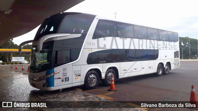 Auto Viação Catarinense 3526 na cidade de Candói, Paraná, Brasil, por Silvano Barboza da Silva. ID da foto: 6626989.