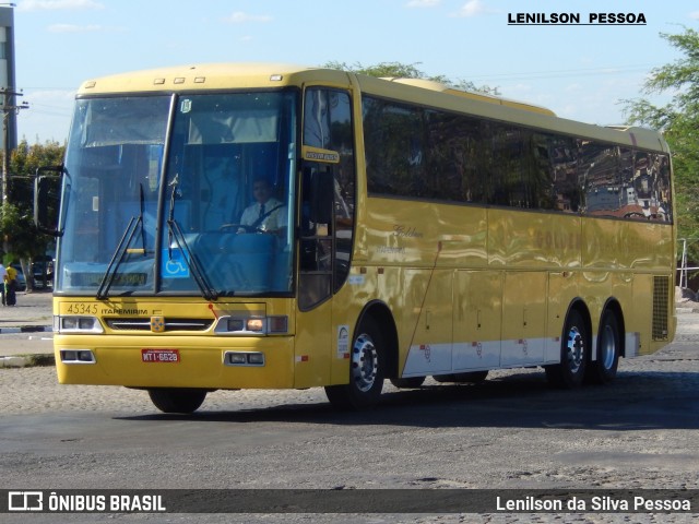 Viação Itapemirim 45345 na cidade de Caruaru, Pernambuco, Brasil, por Lenilson da Silva Pessoa. ID da foto: 6628970.