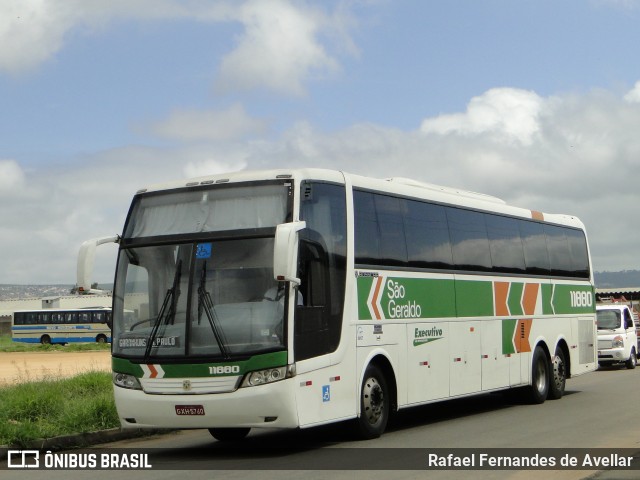 Cia. São Geraldo de Viação 11880 na cidade de Vitória da Conquista, Bahia, Brasil, por Rafael Fernandes de Avellar. ID da foto: 6627011.